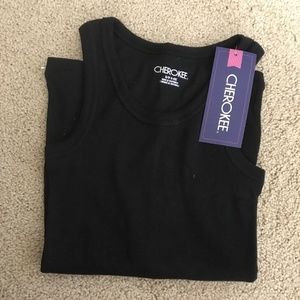 Black Ribbed Cherokee Tank